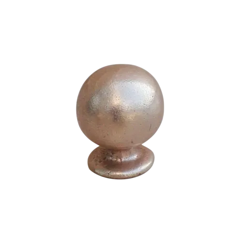 Cabinet knob Boule GM avec Embase Bronze