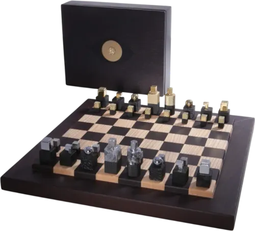 Chessboard MEZ serie black is black