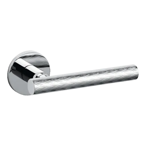 Poignée de porte ATENA Panier rosace ronde