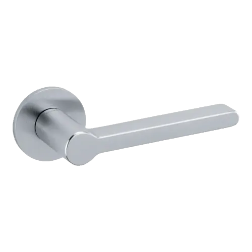 Poignée de porte LOGO L rosace ronde